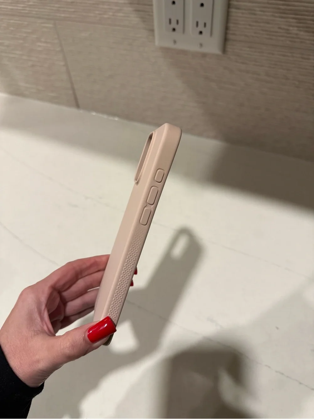 iPhone 16 Pro Max smooth matte pastel pink phone case